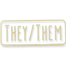 Enamel Pronouns Pins