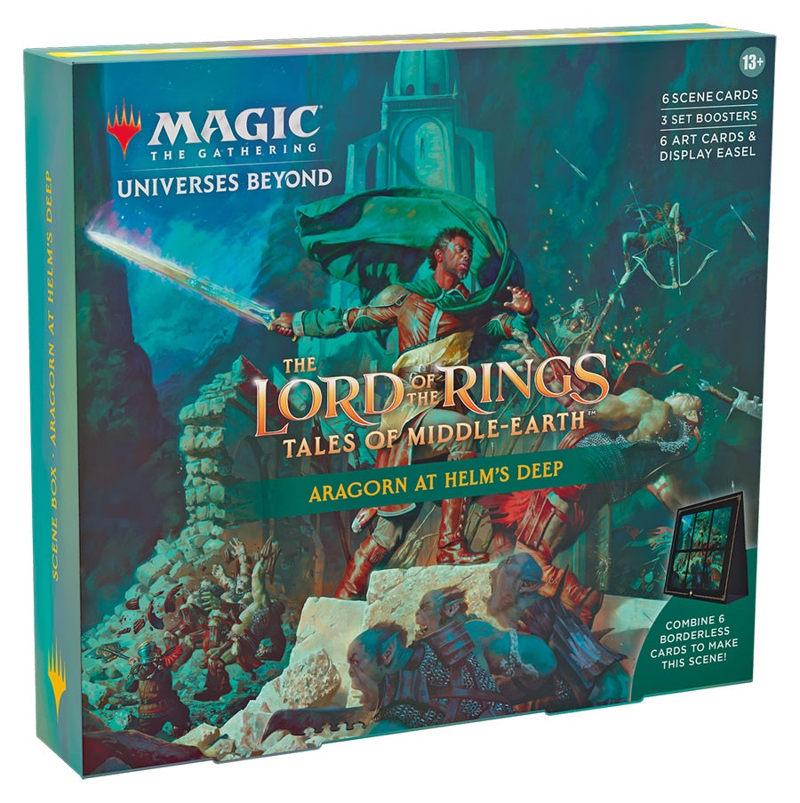 Magic the Gathering the Lord of the Rings Tales of Middle Earth Holiday Release Scene Box