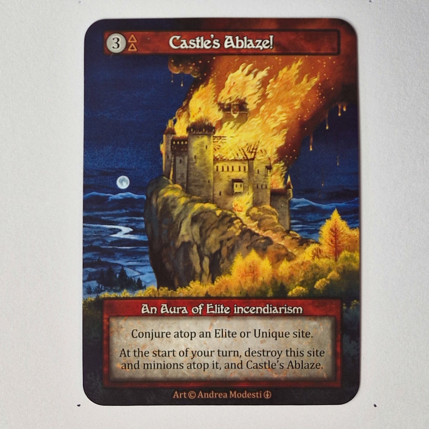 Castle's Ablaze!