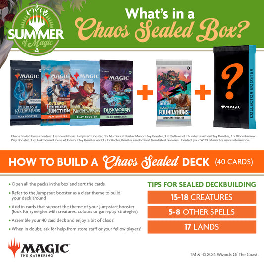 Summer of Magic Chaos Sealed Event Ticket