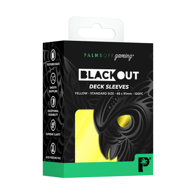 Palms Off Blackout Deck Sleeves